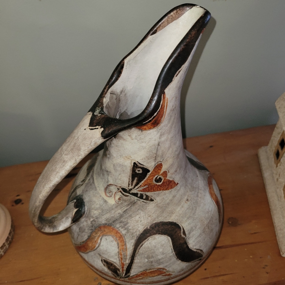 Vintage Native America Wedding Pitcher - Picture 5 of 9